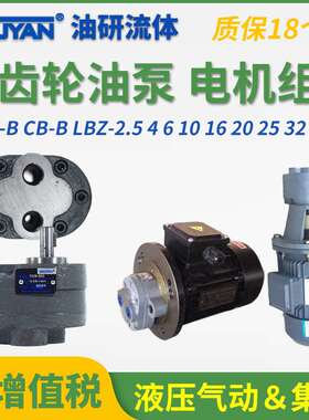 TXCB液压LBZ50立80卧63式CBW齿轮100油泵CB-B10/16/20/40电机组25