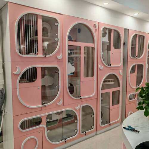 猫别墅猫屋家用实木室内猫柜猫舍自由空间猫咪爬架一体猫笼子