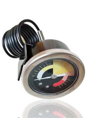 供金属壳毛细管耐高温压力表轴向蒸汽发生器萃取奶泡机Y40 16BAR