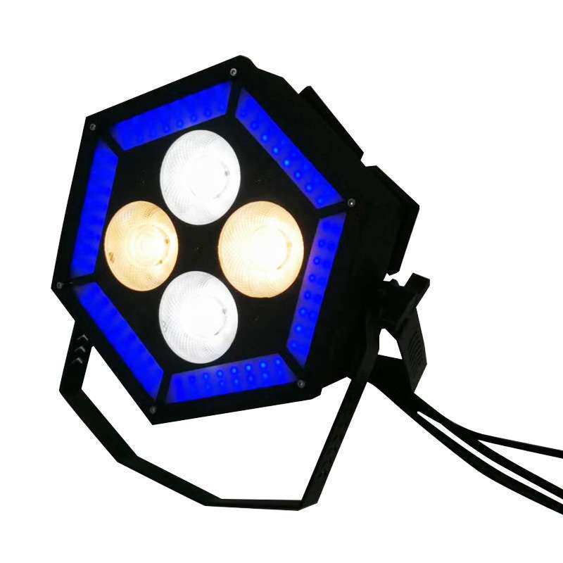 4颗50W 4合一rgbw LED帕灯背景辅光灯舞台演出KTV酒吧灯光设备