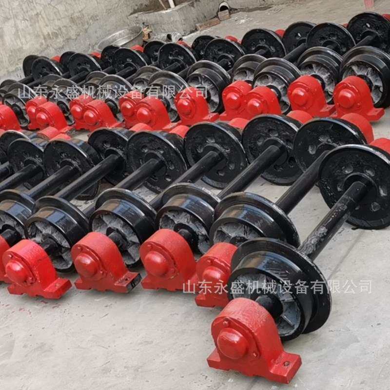 矿用矿车轮 各种型号实心空心矿车轮对 铸钢铸铁窑车单边轨道轮