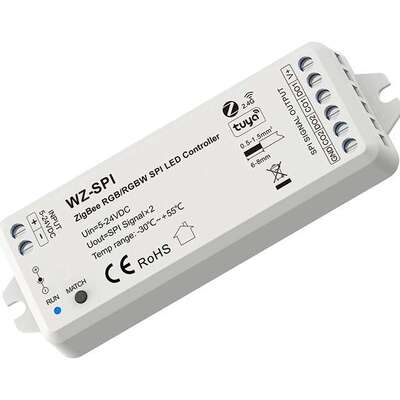 5-24VDC 1000像素点 Zigbee+RF SPI RGB/RGBW LED控制器 WZ-SPI