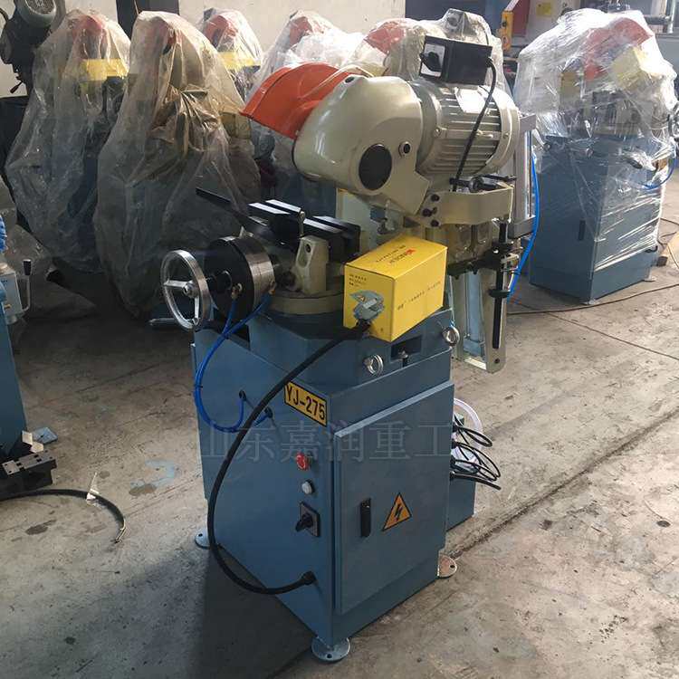 小圆管方管切管机 无毛刺水切圆锯机 半自动切管机