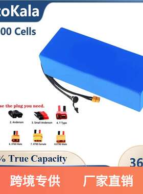 LiitoKala 10S8P 36V 40Ah 21700电池组 1440W 电动自行车电池组