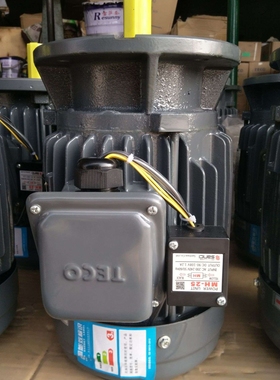 电镀设备专用东元刹车电机3HP 2.2KW 4P AEVFF3刹车电机 东元