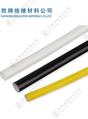 玻纤管2500V白色玻璃纤维管 硅树脂玻璃纤维线束套管内纤外胶