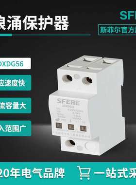江苏斯菲尔电气SDXD56电涌保护器浪涌保护器防雷过流保护器智能避