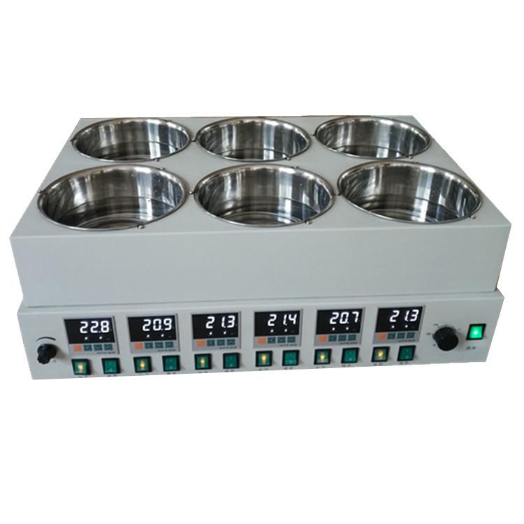 SHJ-6A水浴恒温磁力搅拌器/六联磁力搅拌水浴锅/异温磁力搅拌锅