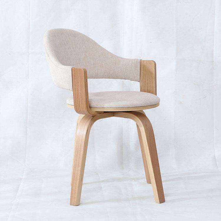 厂家实木转椅办公家用小巧休闲椅卧室书房椅实木电脑椅