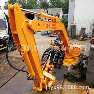 电动液压旋转抓木机 农用车载抓木机河床甲板抓草机