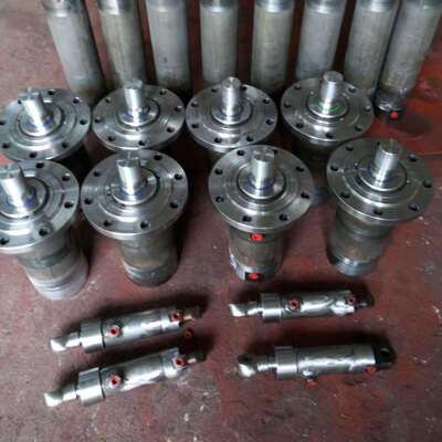 生产供应各种工程油缸前法兰式双向液压油缸大吨位建筑工程用油缸