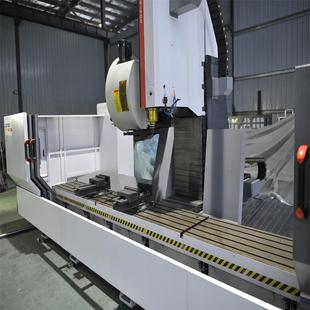 钢铁型材3轴复合钻铣中心威格特重型卧式钻铣攻一体机加工中心