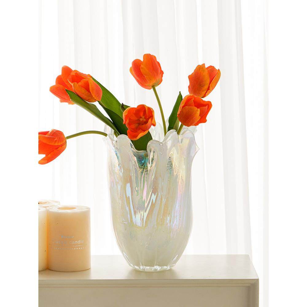 现代欧式炫彩珠光白菜花瓶餐桌摆件贝壳果盘收纳家居装饰,电子元器件市场,其它元器件,淘宝优惠券,粉丝福利购,淘宝优惠卷