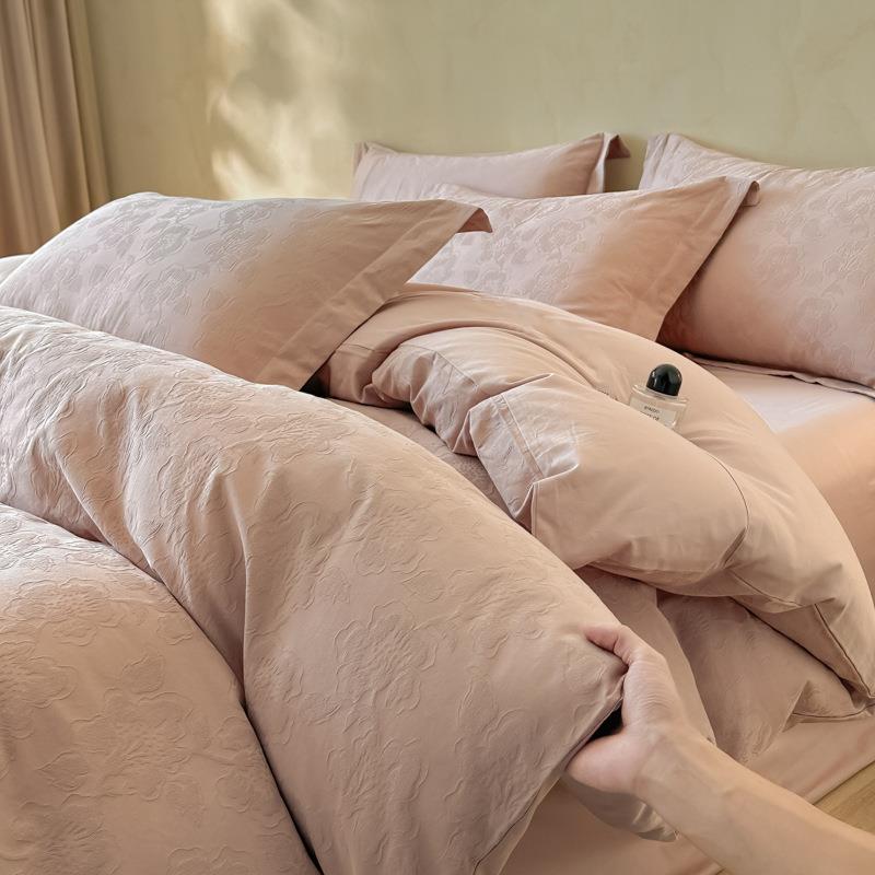 亲肤长绒棉被套单件200x230高端提花a类单独被罩全棉纯棉220x240