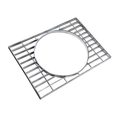 Hot-dip galvanized steel grating plate for steel mill