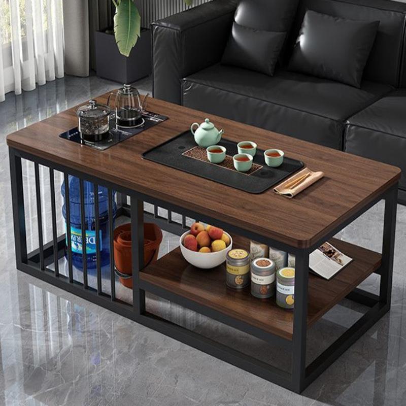 茶几简约茶桌办公室中式茶桌小户型茶台客厅家用全自动泡茶一体桌