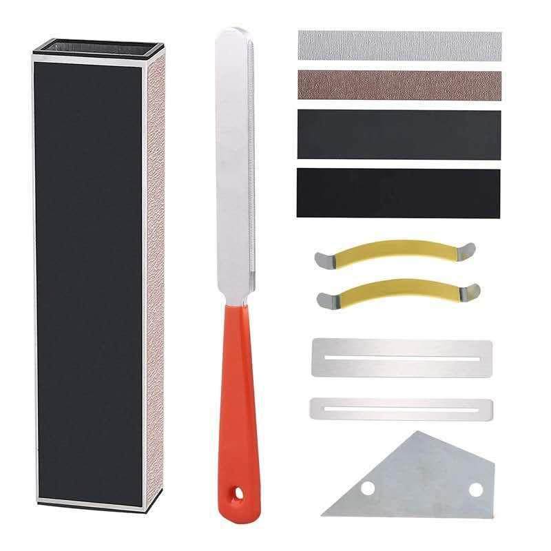 吉他配件15CM找平杠砂纸打磨电吉他贝司木吉他乐器工具套装