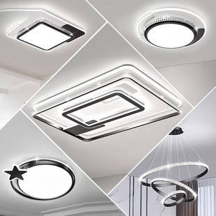 欧普达科奇中山灯具客厅主灯新款led现代简约大气轻奢水晶吸顶灯