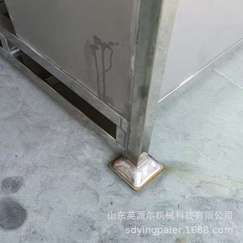 不锈钢鸭皮碎皮桶翻转叉车装卸用周转筐屠宰厂鸡皮放置桶生产厂家