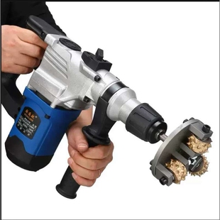 凿毛机 电动凿毛机混凝土工地墙面地面打毛锤桥梁桥面荔枝合金花