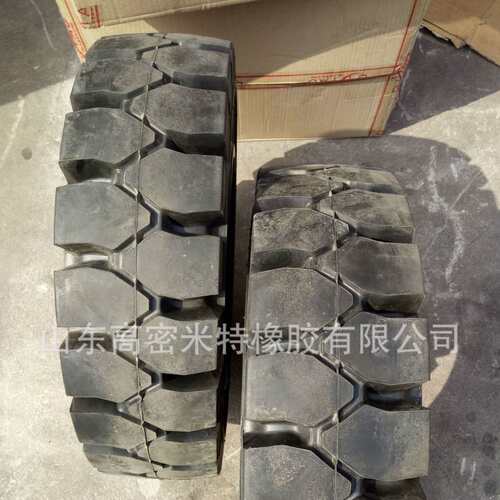 实心轮胎6.50-10/650-10矿花 原车配套高耐磨大花纹 高弹性