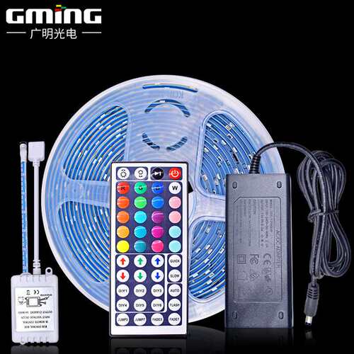 RGB套装全彩幻彩套装灯带12V/24V2835RGB滴胶防水44键迷你控制器