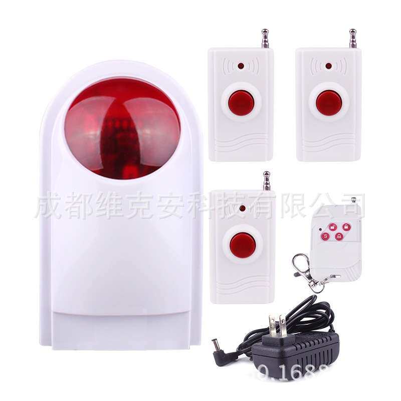 卫生间报警器残疾人求助声光报警无线声光报警养老院房间浴室宾馆