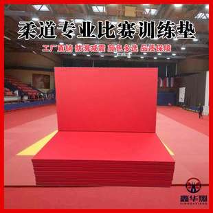 柔道垫专业比赛训练压缩海绵垫防滑榻榻米摔跤垫柔道垫子