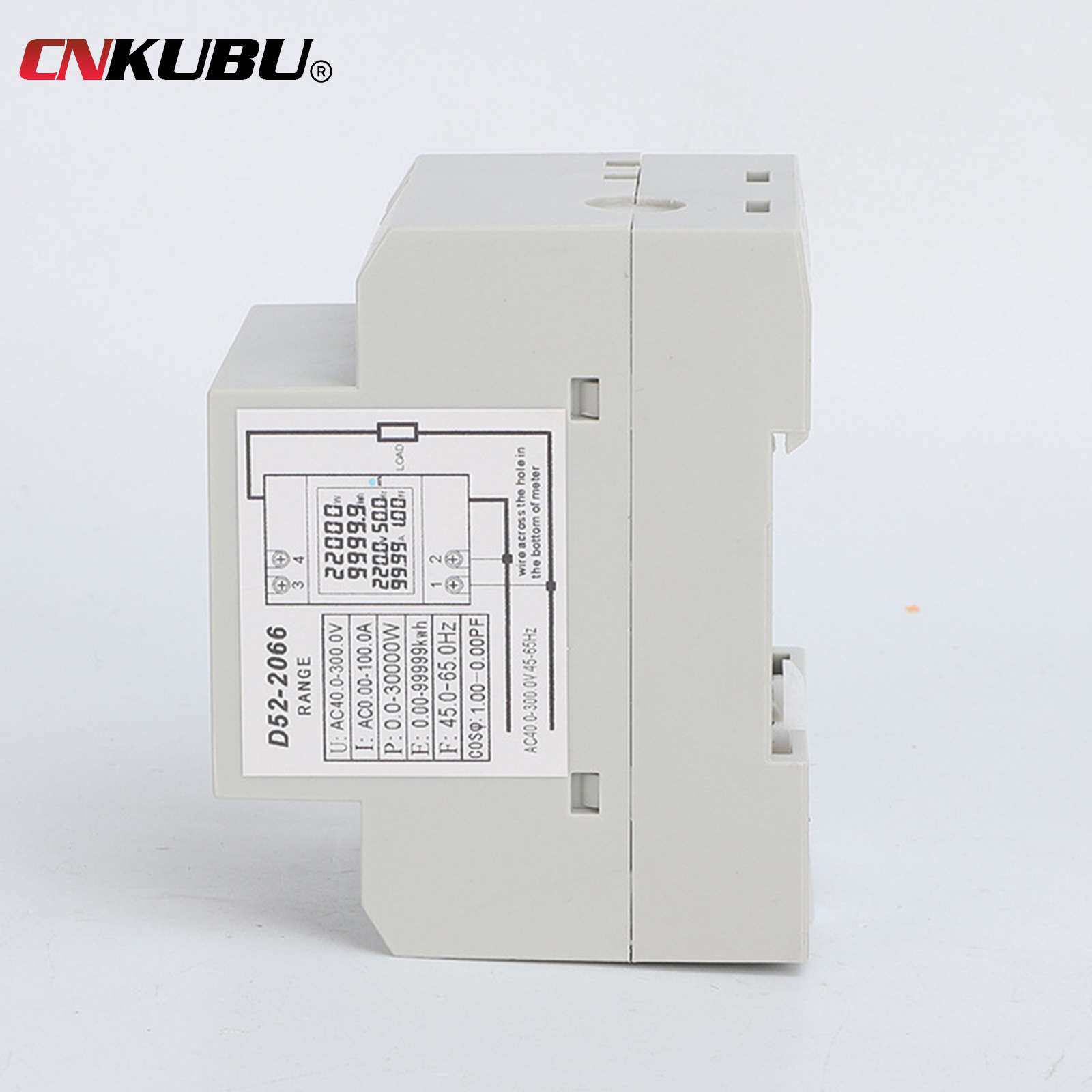 D52-2066单相家用智能电度表电导轨式多功能电表液晶显示380v电表