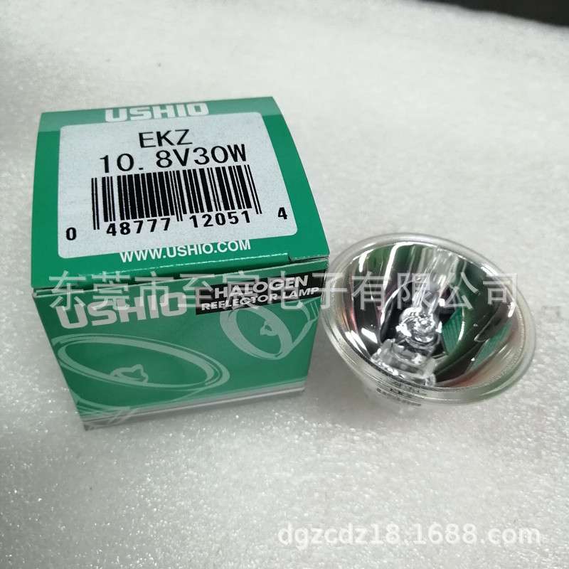 现货USHIO EKZ/JCR 10.8V30W200小时分析仪尿检机冷光源 卤素灯泡