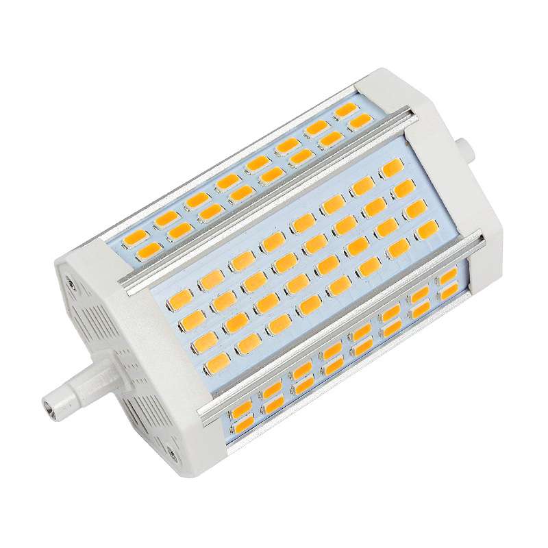 现货led r7s双端灯30w高亮118mm可调光110v 230v 85-265v横插灯