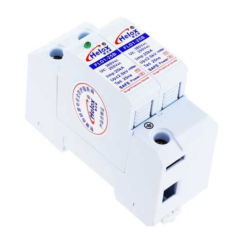 恒立信220V电源防雷器T1 25KA一级电源浪涌保护器FLD1-25B 2.5KV