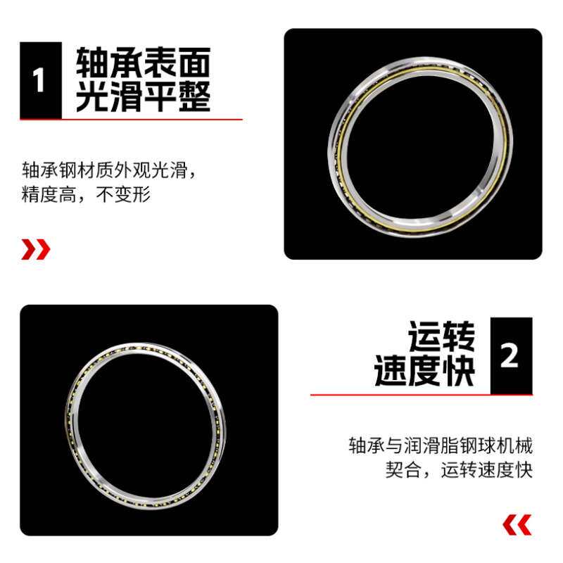 高精度等截面超薄壁轴承KB系列机器人精密轴承厂家KB020CPOXPOARO