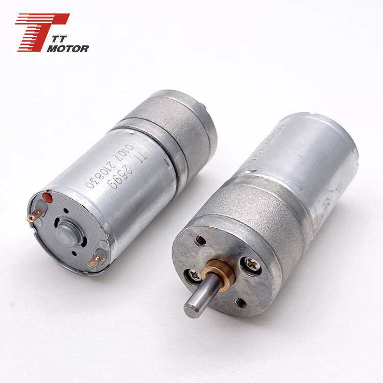 工厂直销生产低转速高扭矩钢齿轮TTMOTOR 12V微型直流减速马达