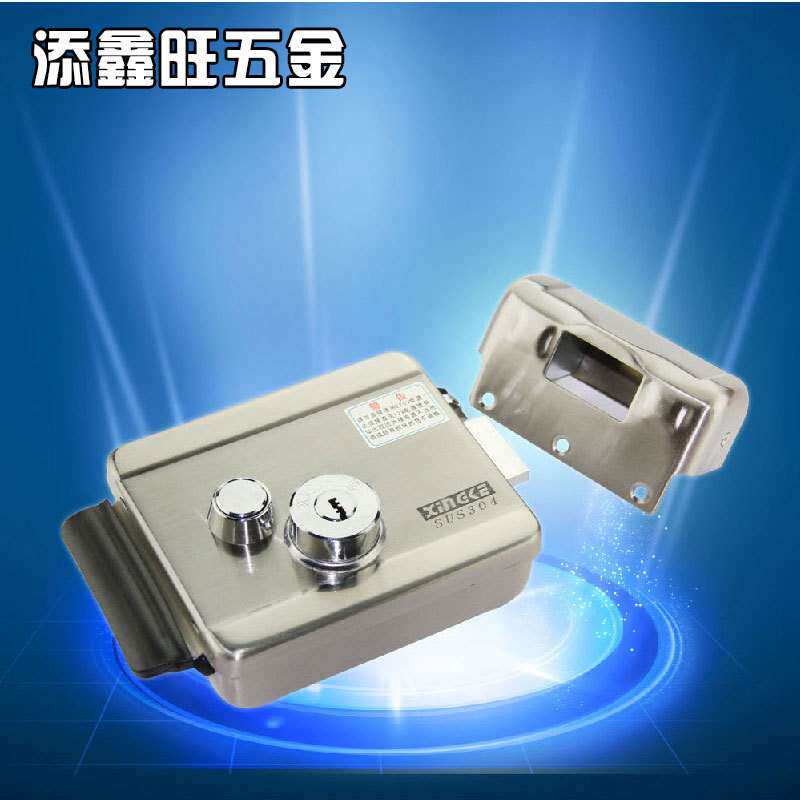 厂家 电控锁门锁遥控1073防盗家用大门锁电磁锁不锈钢电子门锁