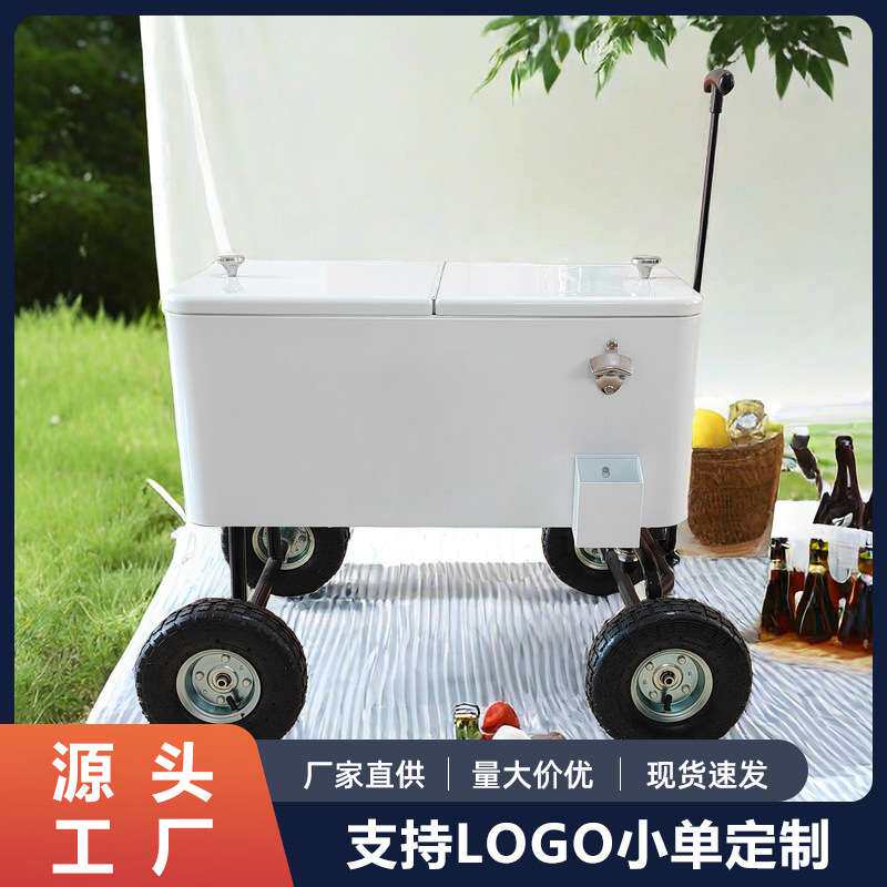 饮料桶 冰桶  马车款/拖车款双层冰桶 塑料啤酒冰厂家直发