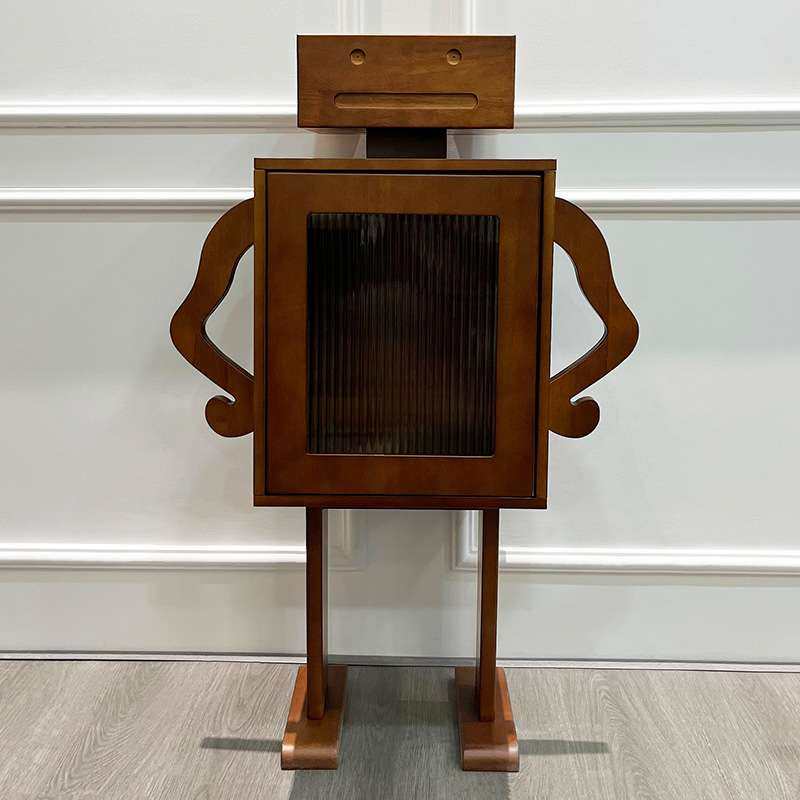 中古风家具实木机器人酒柜客厅收纳创意储物柜子实木餐边柜置物架,玩具/童车/益智/积木/模型,遥控车升级件/零配件,淘宝优惠券,粉丝福利购,淘宝优惠卷