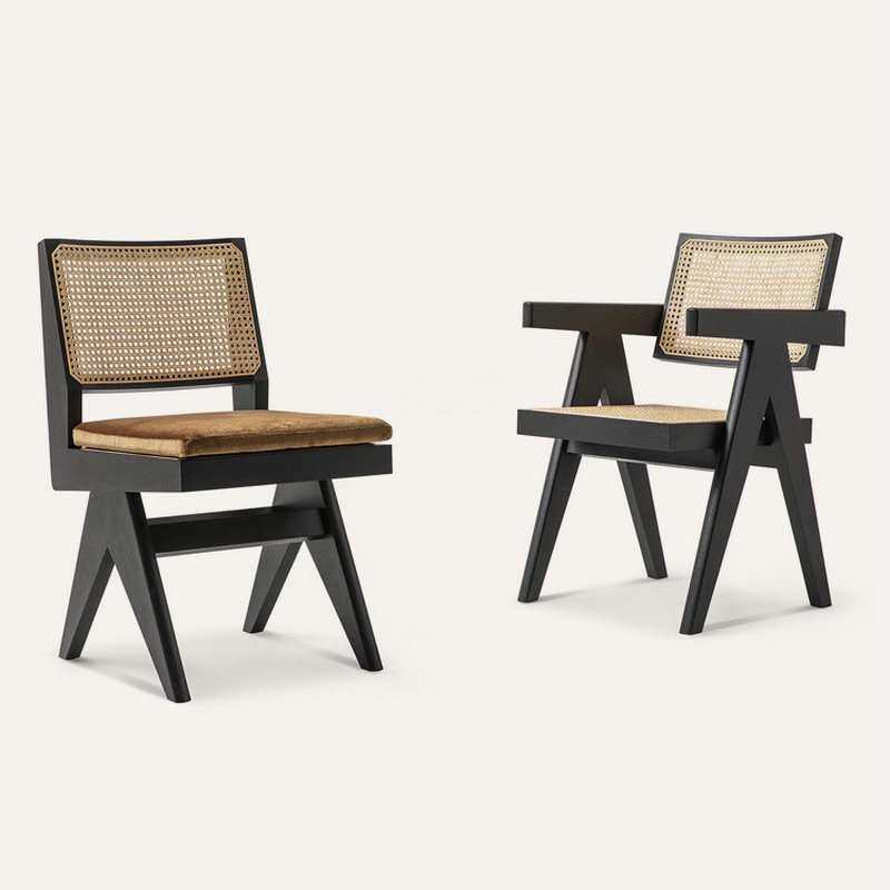 实木家用靠背藤编餐椅民宿餐厅北欧中古椅网红昌迪加尔椅子,玩具/童车/益智/积木/模型,遥控车升级件/零配件,淘宝优惠券,粉丝福利购,淘宝优惠卷