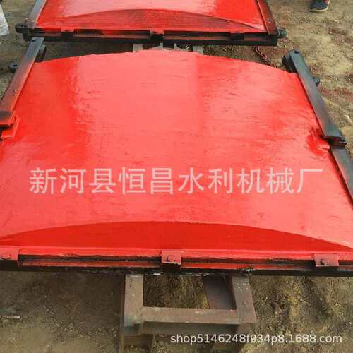 启闭机闸门SPZ-C双向止水平面铸铁滑动闸门 PGZ平面拱形铸铁闸门
