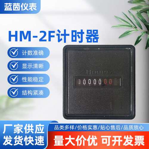 LANE蓝茵 厂家销售HM-2FD 工业计时器 /累时器AC220V50HZ 或60HZ