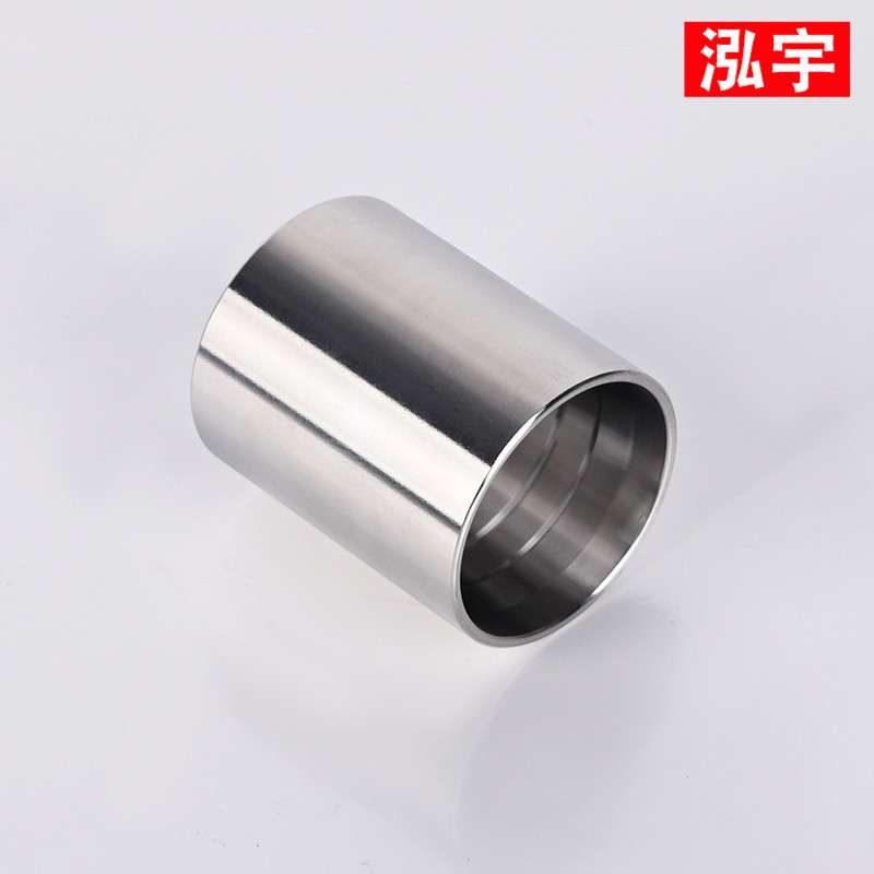 304不锈钢快装扣压皮管接头高压油管胶管接头带套皮套筒