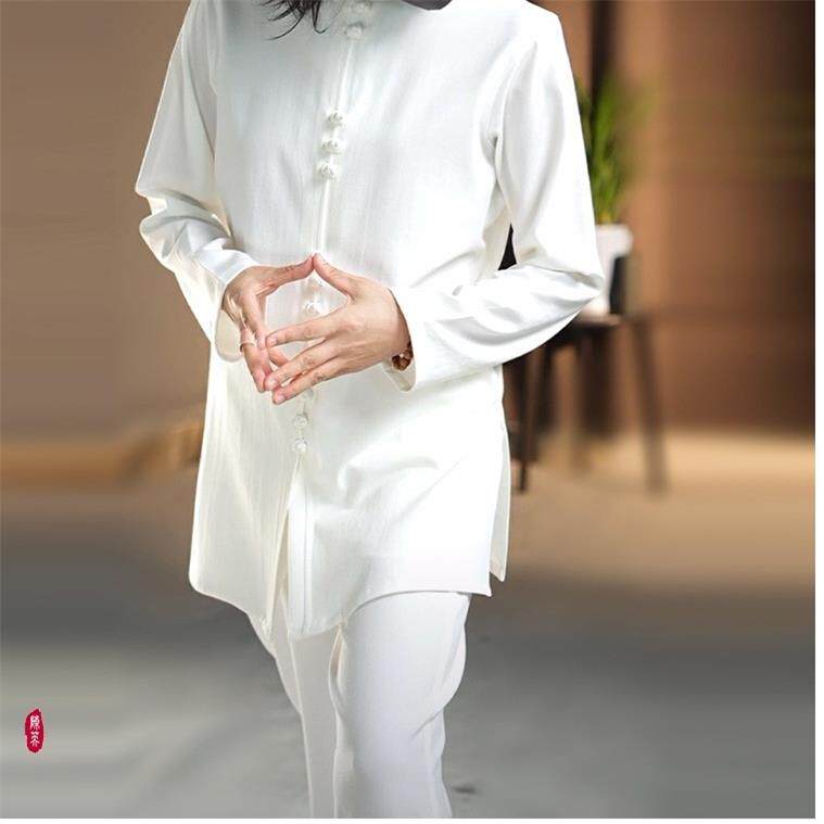 2025年春秋季新品太极服男女纤麻类武术表演练功晨练太极拳服装