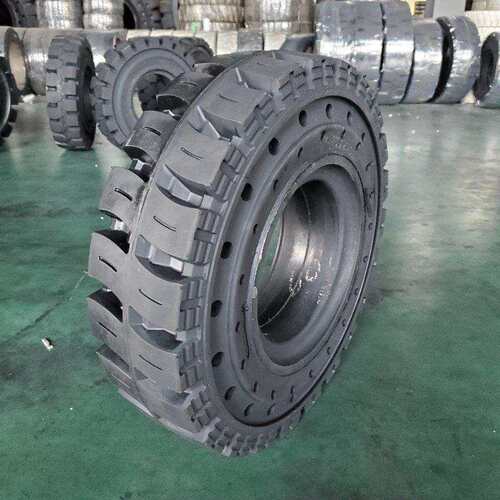 工业叉车实心轮胎6.00-9 叉车轮胎实心轮胎600-9 6.50-10可配钢圈