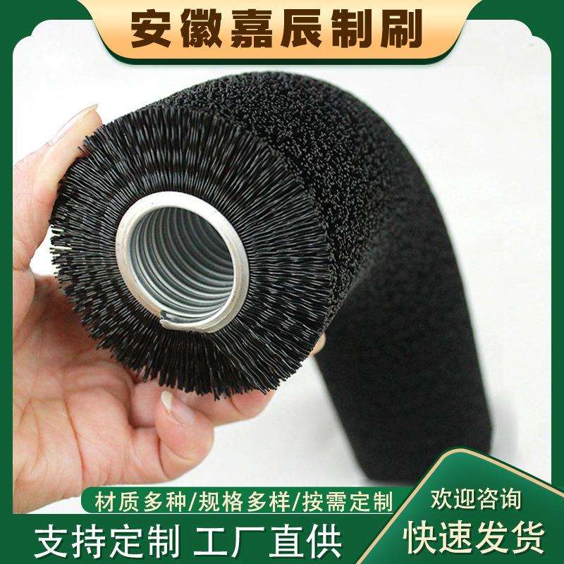直供缠绕式弹簧刷尼龙丝弹簧刷打磨除锈缠绕式毛刷清洗除尘弹簧刷
