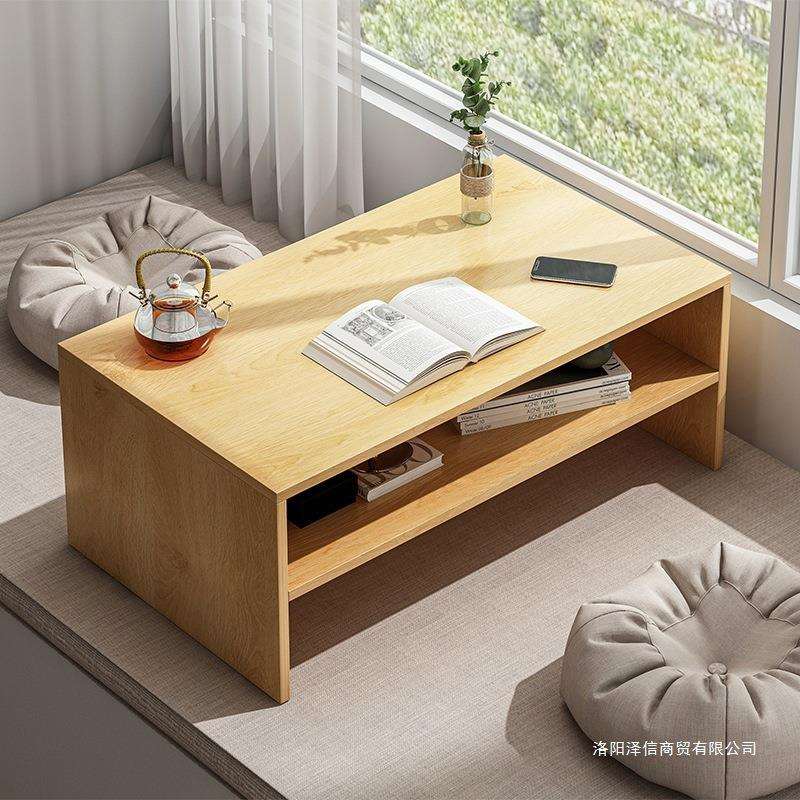 飘窗小茶几简约现代阳台榻榻米小桌子迷你日式坐地矮桌子客智高圆