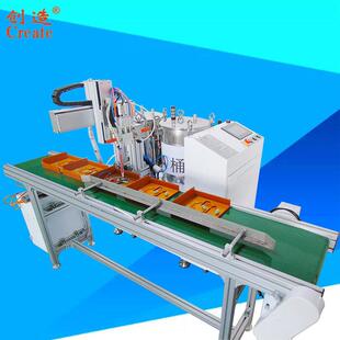 在线式全自动AB灌胶机 LED灯具灯板显示屏电源点胶封装流水线