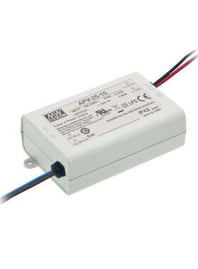明纬防水LED电源APV-25-15 25W 15V1.68A