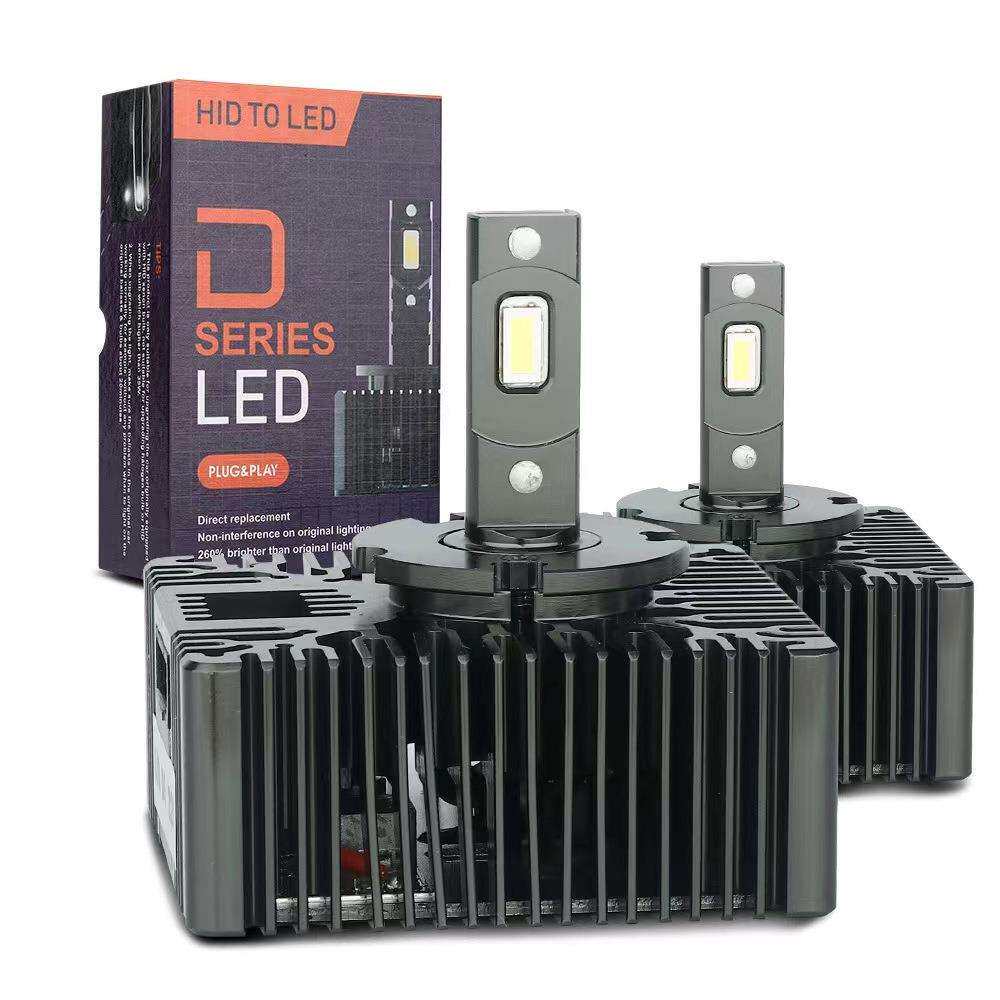 新款直插式D系列LED汽车大灯D1S D2S D3S D4S D5S D8S超亮前照灯