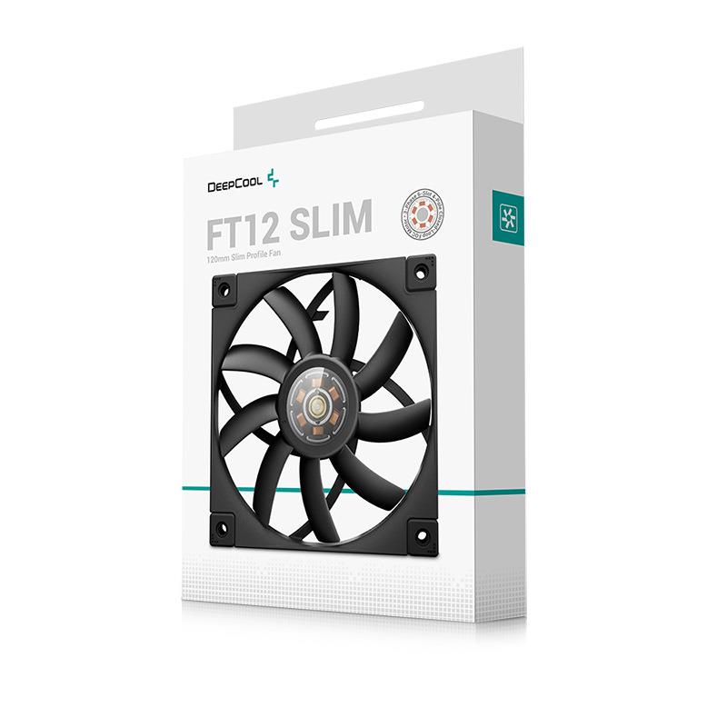 九州风神FT12-SLIM散热风扇FDB轴承PWM温控12cm机箱静音扇