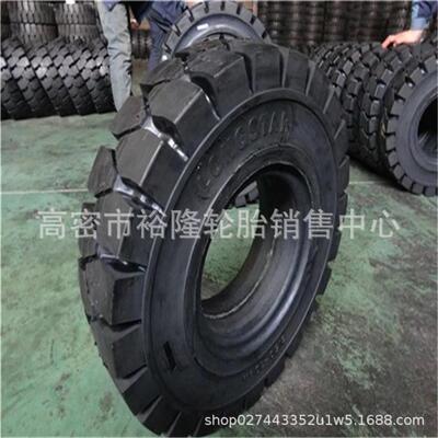 朝阳实心6.50-10/28x9-15/18x7-8/7.00-12 502花纹叉车前后轮